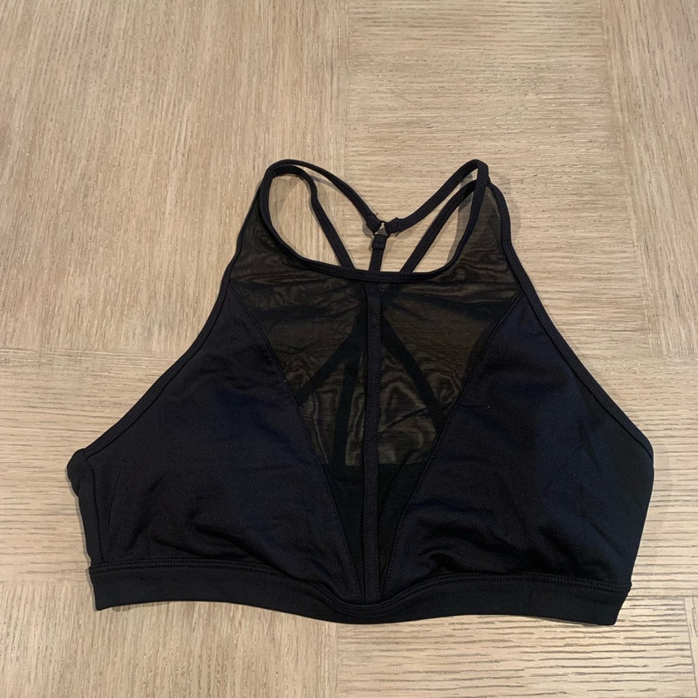 Alo yoga strappy mesh neck athletic bra